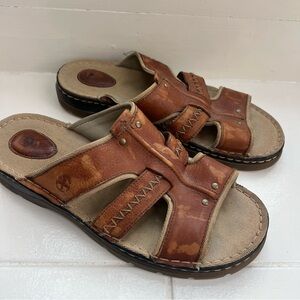 Dr. Martens chunky Fisherman sandals size 13 vintage brown leather Jesus shoes